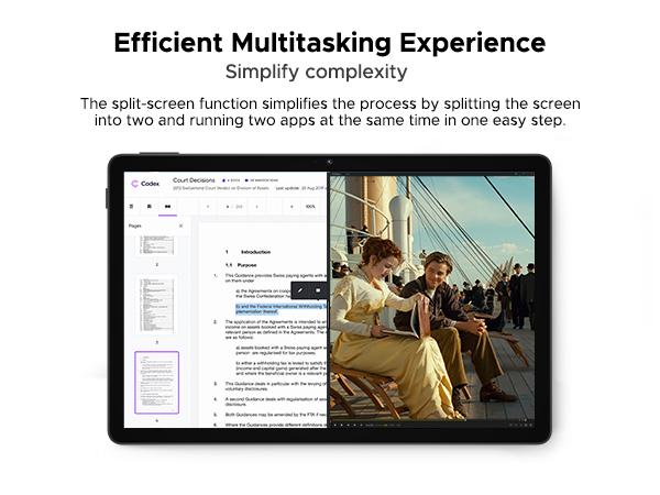 U11 11" Tablet, Android 15, Gemini AI, 16GB+128GB/2TB, 8580mAh, 5G WiFi, Widevine L1, 13MP Camera, GPS, OTG