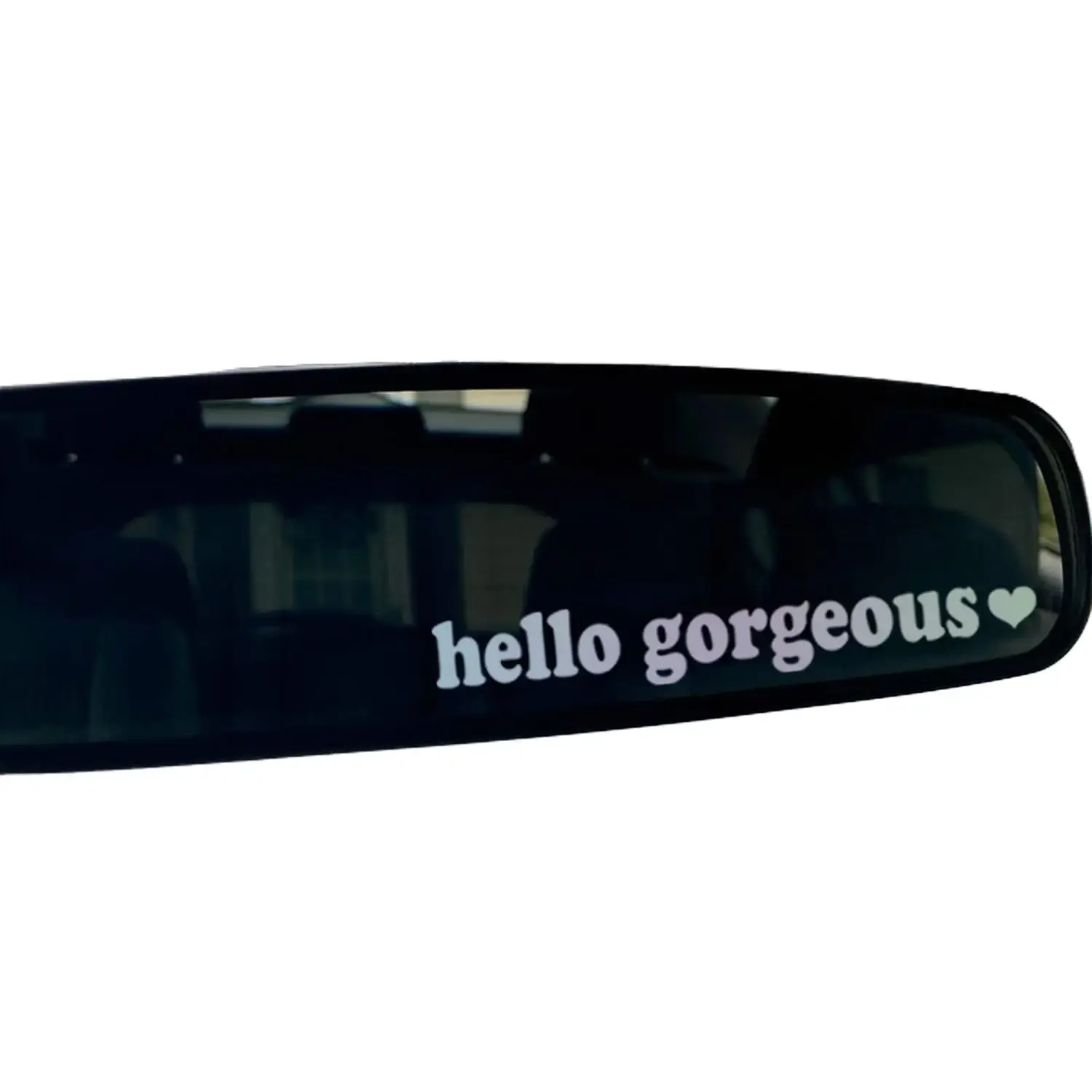 Hot Girls Hit Curbs, Hello Gorgeous, Passenger Princess, Mirror Decal, Holographic Car Decals, Girl Car Mirror Decal, Car Window Decal, Laser Colorful Tumbler Sticker, Tumbler Decal, Water Bottle Stickers, Self Affirmations Decal, For her, fyp, cute finds