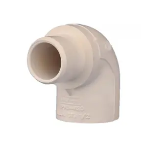 Charlotte Pipe 1/2 in. Spigot X 1/2 in. D Socket CPVC 90° Street Elbow – Reliable Plumbing Fittings
