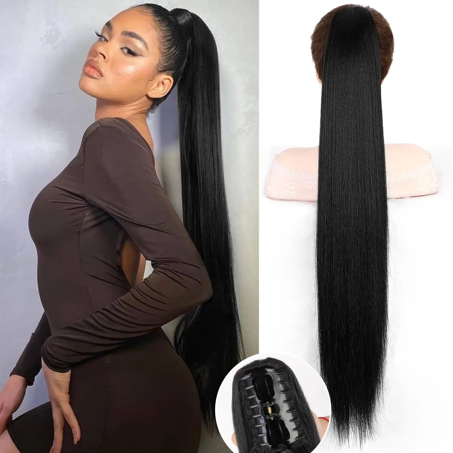 30inch-S Natural Black