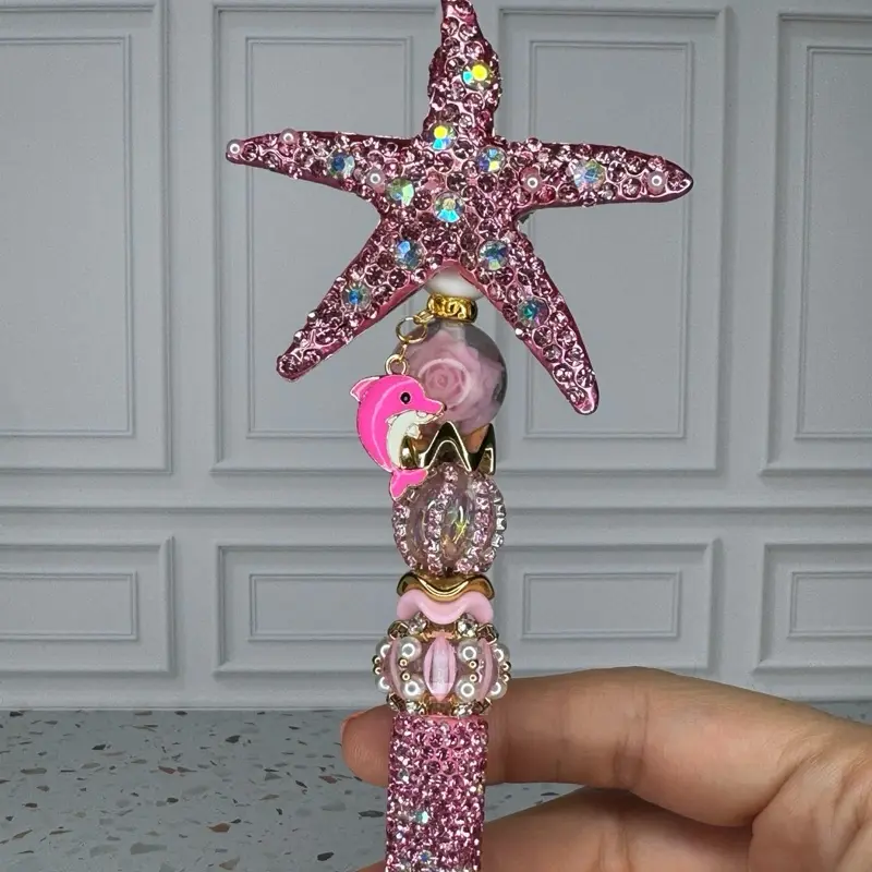 Claim LIVE, blinged out pen w,extended rod -customizable.