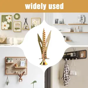 60 Pack Heavy Duty Zinc Plated Steel No Drill Drywall Anchors and Screws Self Drilling Self Tapping for TV Bicycle Cabinet Shelf Mirror Fixing Accessories