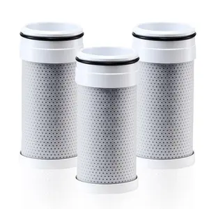 VEVOR Faucet Filter Replacement, 3-Pack Water-Filter Cartridge, 5-Layer High-Efficiency Filtration, 3-Month Value and 317 Gal Lifespan/ Filter, Compatible with Models 8807 8811 Filtration System