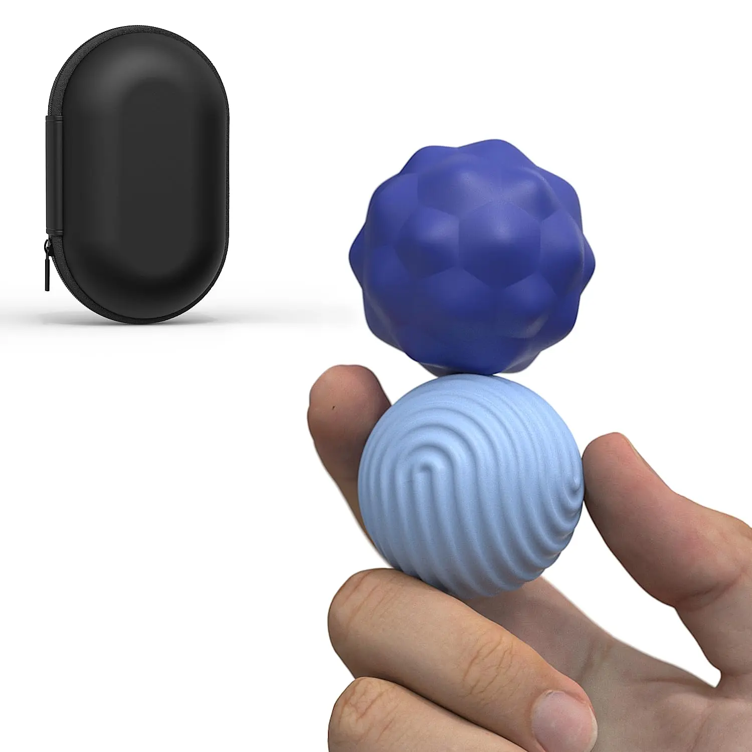 3Pcs/1 Set Silicone Magnetic Ball Fidget Toys With Storage Bag, Granular Three-Dimensional Texture Magnetic Balls, Suitable For Adults At Home, Hand Fun Gadgets, Desk Toys, Anxiety Fidgets, Stress Relief Gadgets, Sensory Fidget Relief, Fidget Gift Set