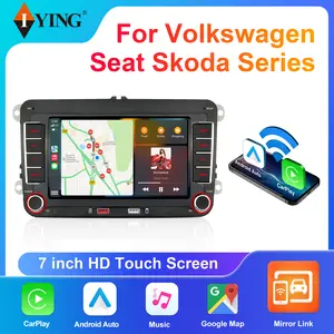 IYING Car Stereo Radio for Volkswagen VW Golf MK5 MK6 Jetta Beetle Passat Sharan Tiguan Touran Seat Polo with 7 inch Touch Screen Support Wireless Carplay & Android Auto FM AM Radio