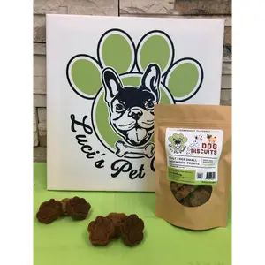 Paw Prints Assorted Flavors - All Natural Dog & Puppy Treats FOR LARGE DOGS - Disobedient Biscuits 6 oz. Pouch