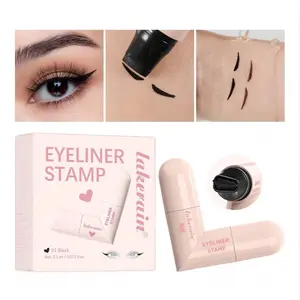 Eyeliner Pencil, Dual-Head Stamp Eyeliner Pen, Integrated Eyeliner Stamper, Precision Define, Waterproof Smudgeproof, Long-Lasting Liquid Eyeliner, Wing Eyeliner