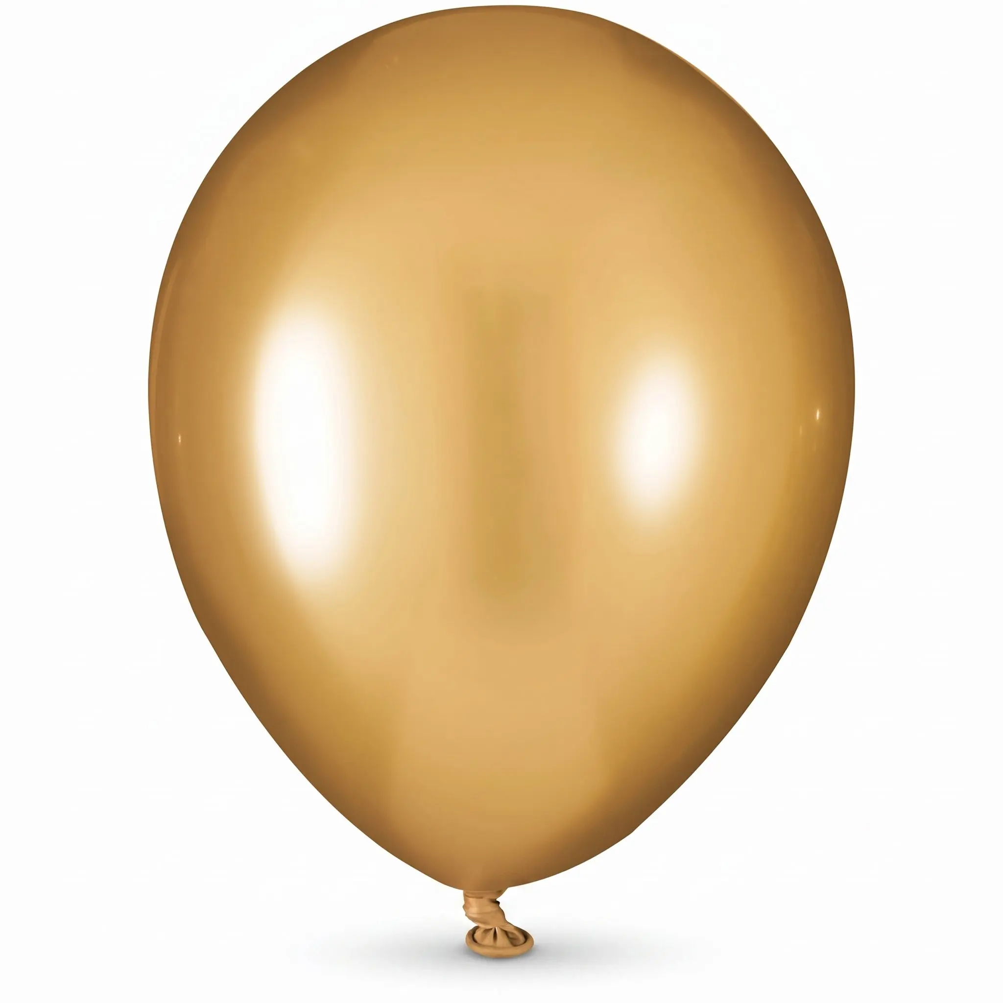 Luxaire Premium Gold Metallic 5" Latex Balloons - 50 Pack