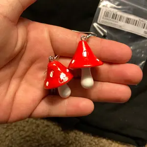 Mushroom earrings