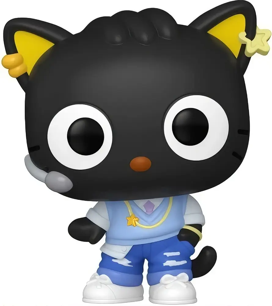 Funko Pop Hello Kitty and Friends Chococat K-Pop Collectible Figure with Blue Outfit and White Shoes