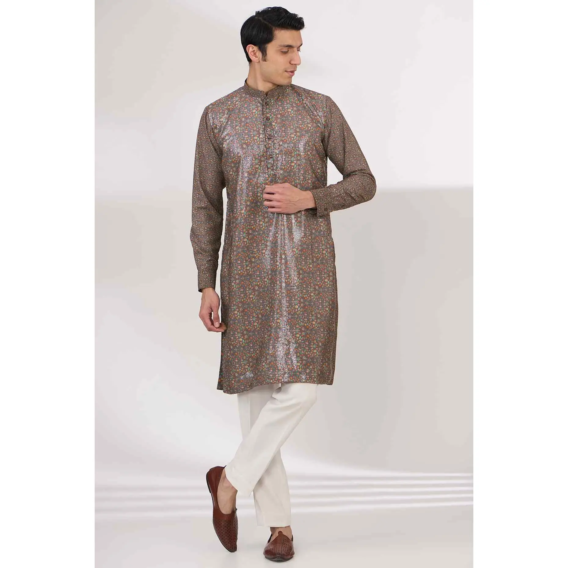 Coco sequin georgette kurta and pants