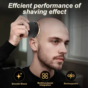 LQT 6D Floating Head Bald Shaver - Water Proof Personal Care Appliance for Smooth Head & Face Shaves