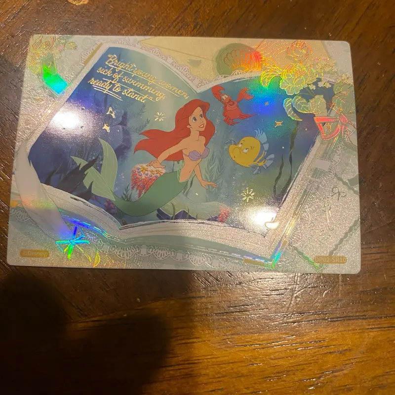 Disney Princess Ariel Refracting/Hologram Collectible Card