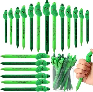 20 count Inspirational Positive Pens Bulk Employees Appreciation Gifts Affirmation Motivational Quote Pens for Coworker Team Thank You Gifts Christmas School (Pickle)