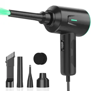 45000RPM Electric Air Duster - Compressed Air Duster - 2 Gears Adjustable Rechargeable Cordless Jet Dry Blower For Cleaning Keyboard, PC, Car, And Home