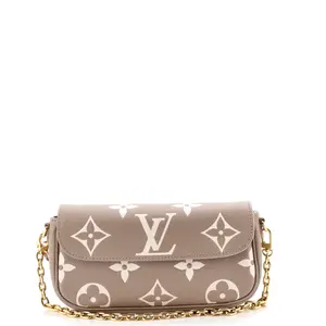 Pre-owned Louis Vuitton material Messenger Bags Ivy Wallet on Chain Bicolor Monogram Empreinte Giant by Rebag
