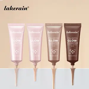 Lakerain Full Match Glow Foundation Natural Glow Illuminator Lotion - Hydrating Enhance Foundation Natural Glow, Professional Coverage for a Flawless Look Long-Lasting Highlighter for Face & Body with Sheer to Light Buildable Coverage and Radiant