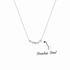 Cider STAINLESS STEEL HEART NECKLACE