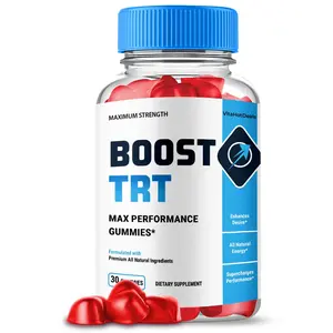 Boost TRT Gummies, Max Strength All Natural Supplement BoostTRT (1 Pack)