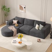 Grey -Left  Facing Chaise