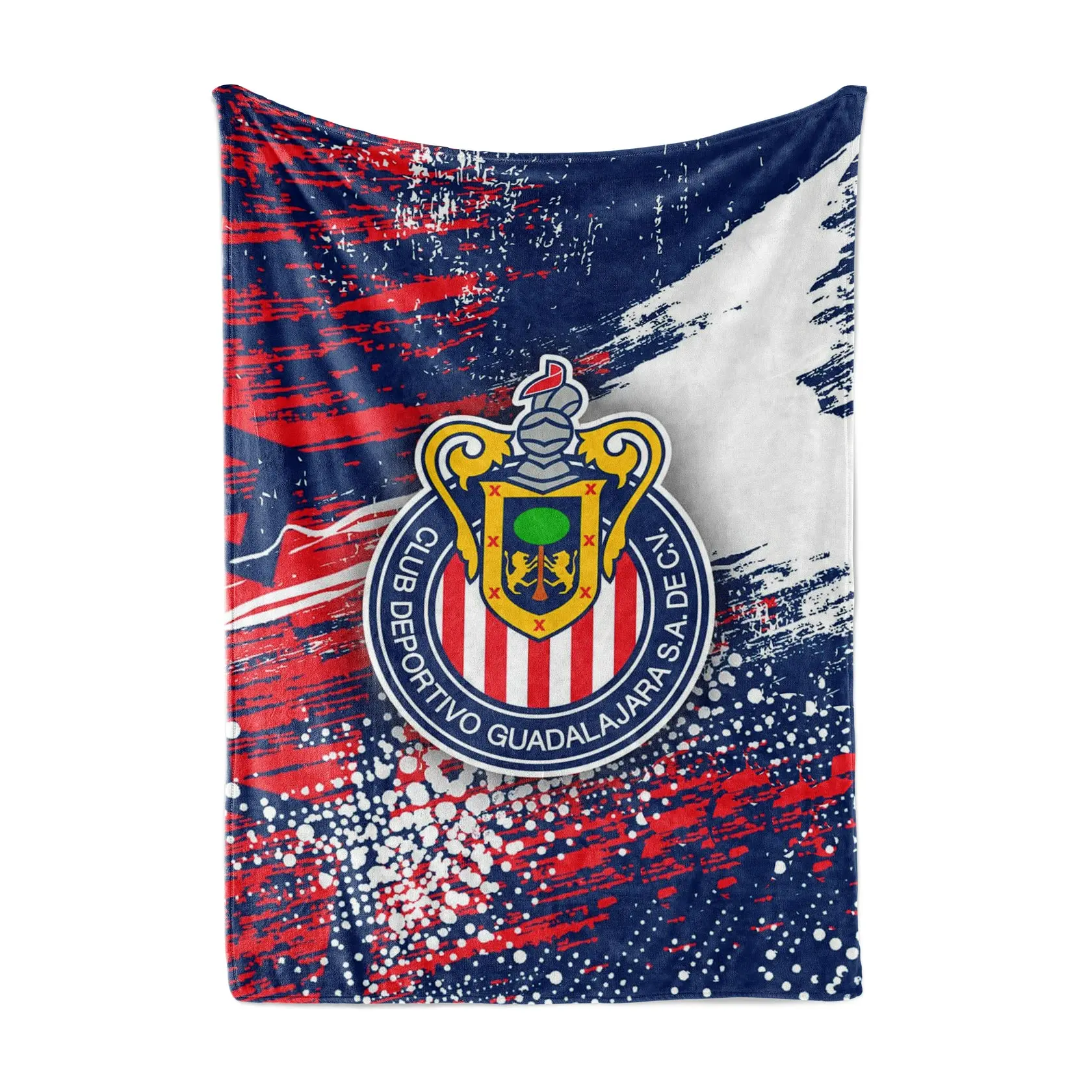 Chivas Flannel Blanket, Club Deportivo Flannel Throw Blanket, Liga MX Soccer Fan Gift, Super Soft Cozy Blanket for Bed, Sofa, Couch, Travel, Mexican Football Team Decor, Warm Plush Home Gift for Fans