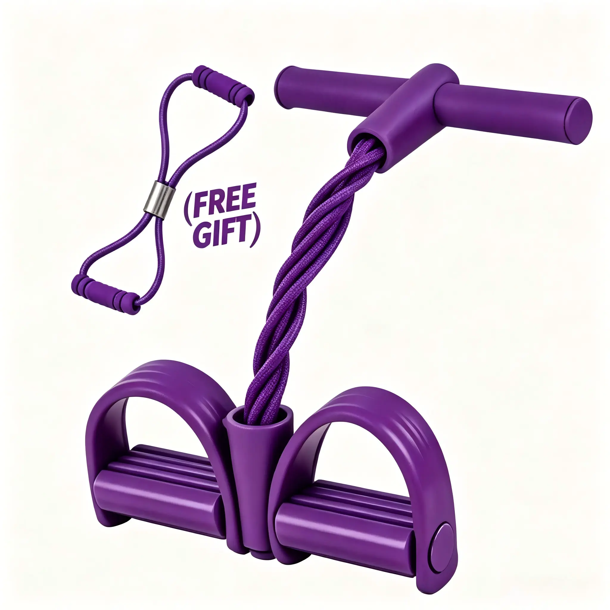 Purple (with Free Figure‑8 Resistance Rope)