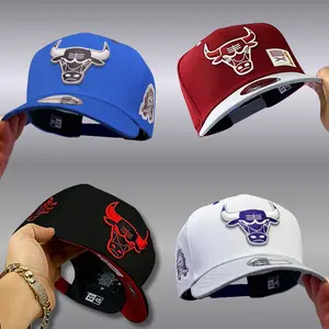 New Era Chicago Bulls Snapback Hat – Premium Flat Brim Baseball Cap with Raised Embroidered Bulls Logo, Adjustable Fit for Men Women, Urban Streetwear Fashion, Lightweight Durable Cotton Build, Hip Hop Sportswear Style, TikTok Viral USA Trend