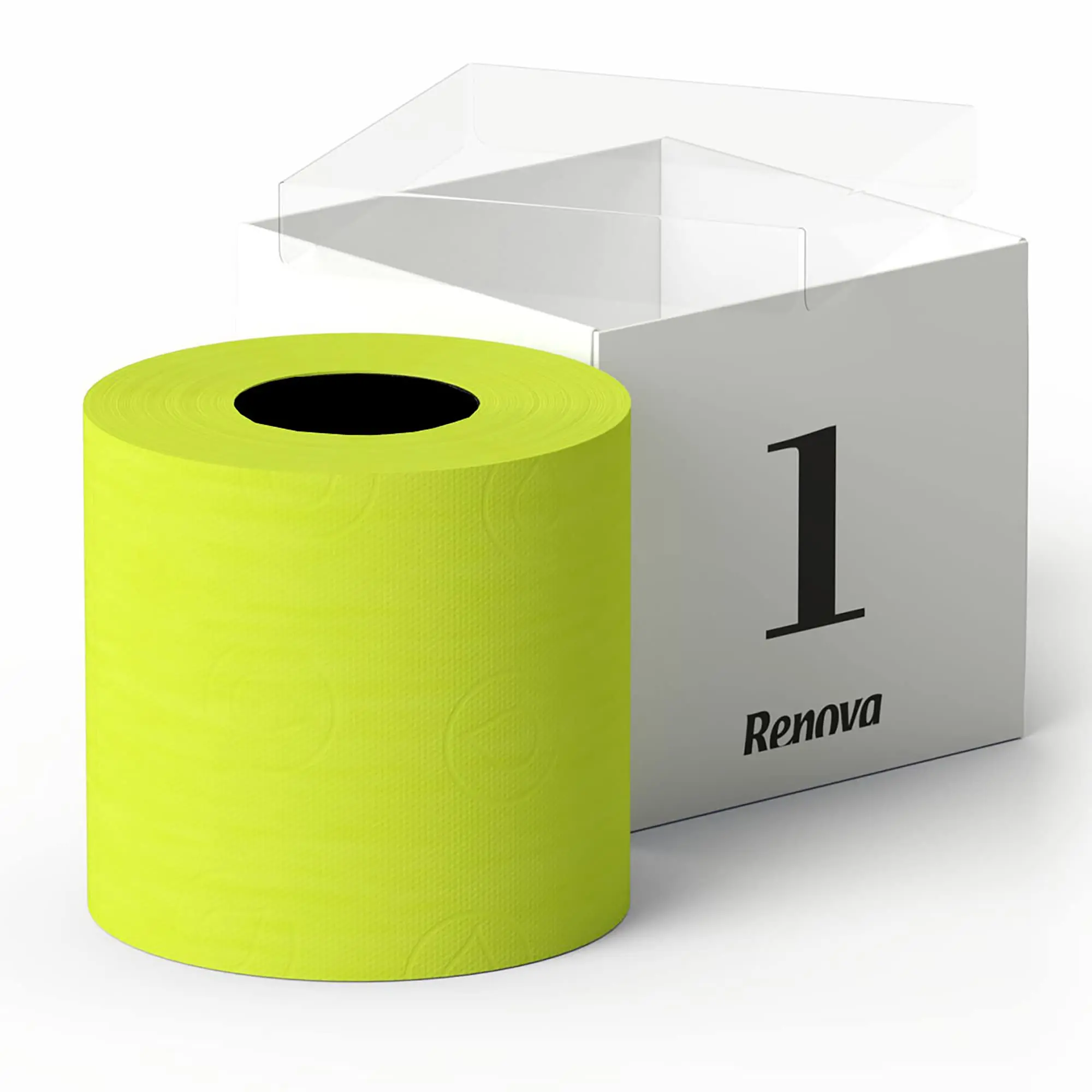 Lime Green Toilet Paper 3 ply Gift Box 1 Roll 140 Premium Quality sheets