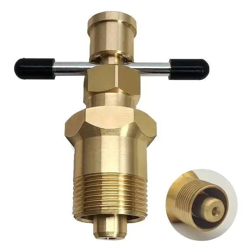 Brass Olive Puller Tool, Durable Copper Fitting Remover, Ideal for Plumbing Repairs, Hand Tool for 1/2" & 3/4" Pipes, Heavy Duty, Hardware, Parts, Brass Pipe Fittings