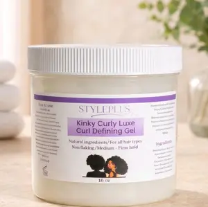 Kinky Curly Luxe Defining Gel, Haircare Styling Product for Defined Curls