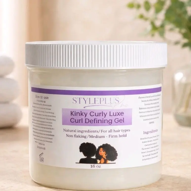 Kinky Curly Luxe Defining Gel, Haircare Styling Product for Defined Curls