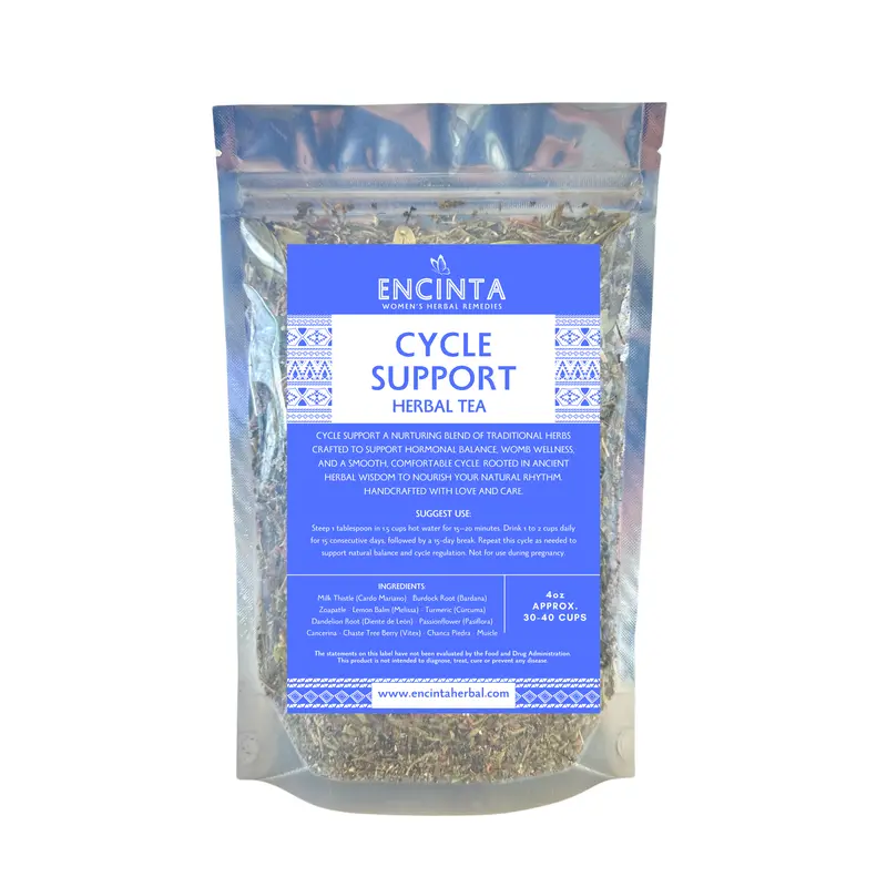 Cycle Support Herbal Tea – Traditional Blend of 11 Herbs for Womb Wellness & Monthly Harmony – Rooted in Ancestral Wisdom Natural Healthy Beverage