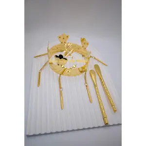 Corona y Remos de Oshun (Stainless Steel)