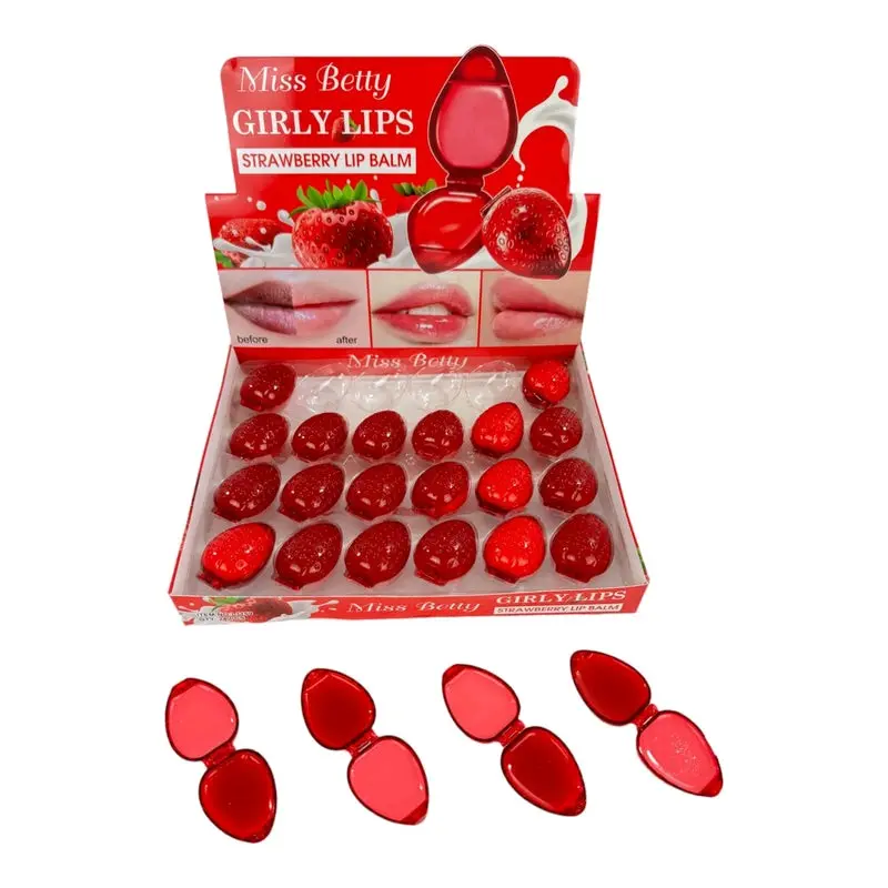 Strawberry balsamo Moisturizing Gloss for Smooth Lip Balm