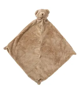 Angel Dear 13" Animal Blankie Lovie, Security Blanket - Brown Bear