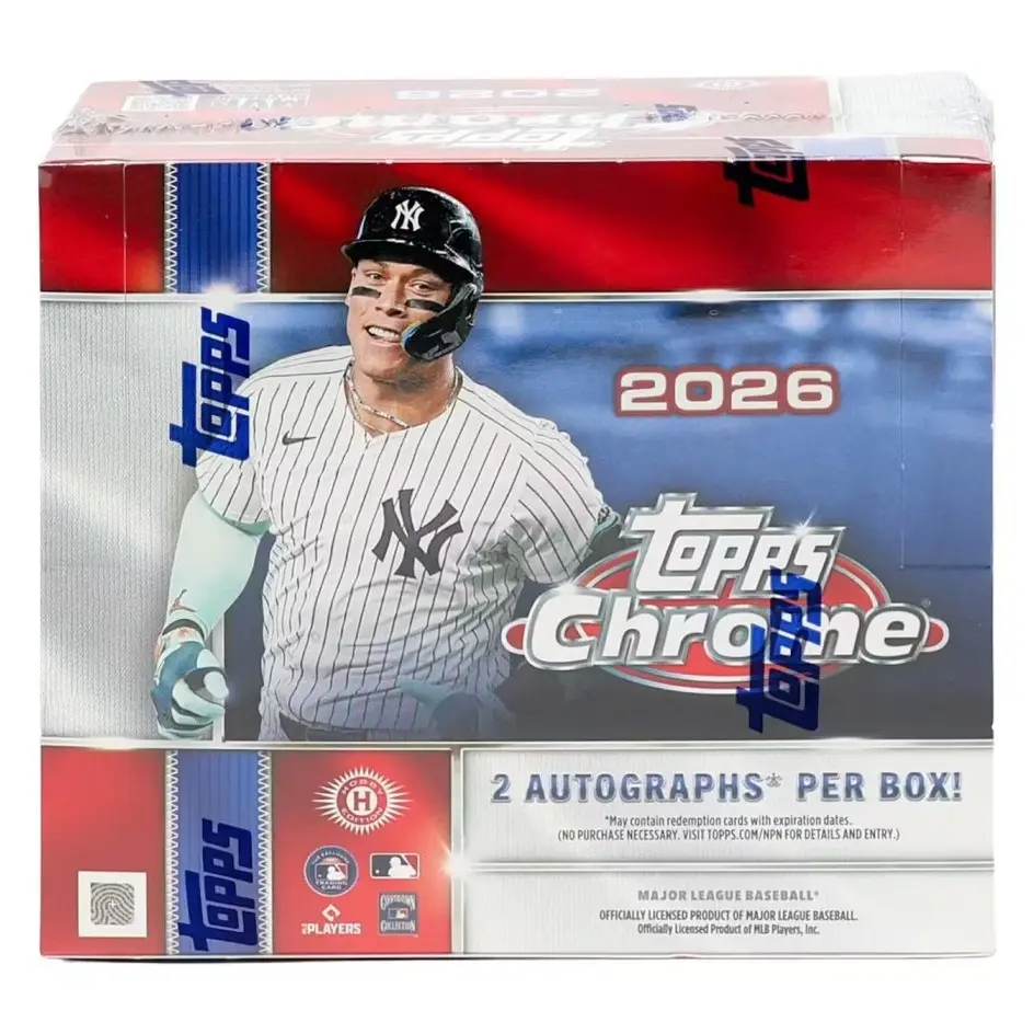 2026 Topps Chrome Baseball Hobby Jumbo Box