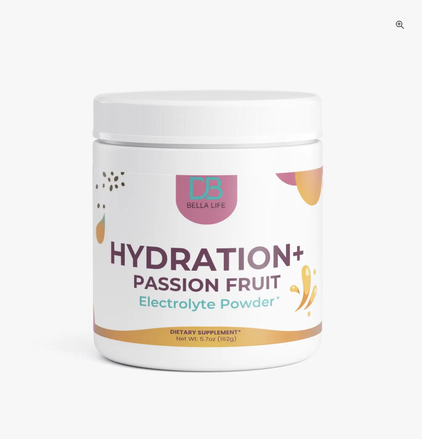 Hydration+ Passion Fruit Eletrolyted Drink Mix