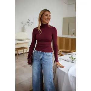 Burgundy Rowa Sweater