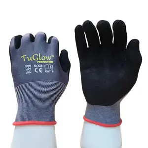 12-Pair NITRILE SANDY COATED Glove Ultra-Lightweight breathable / Great for many different type of work