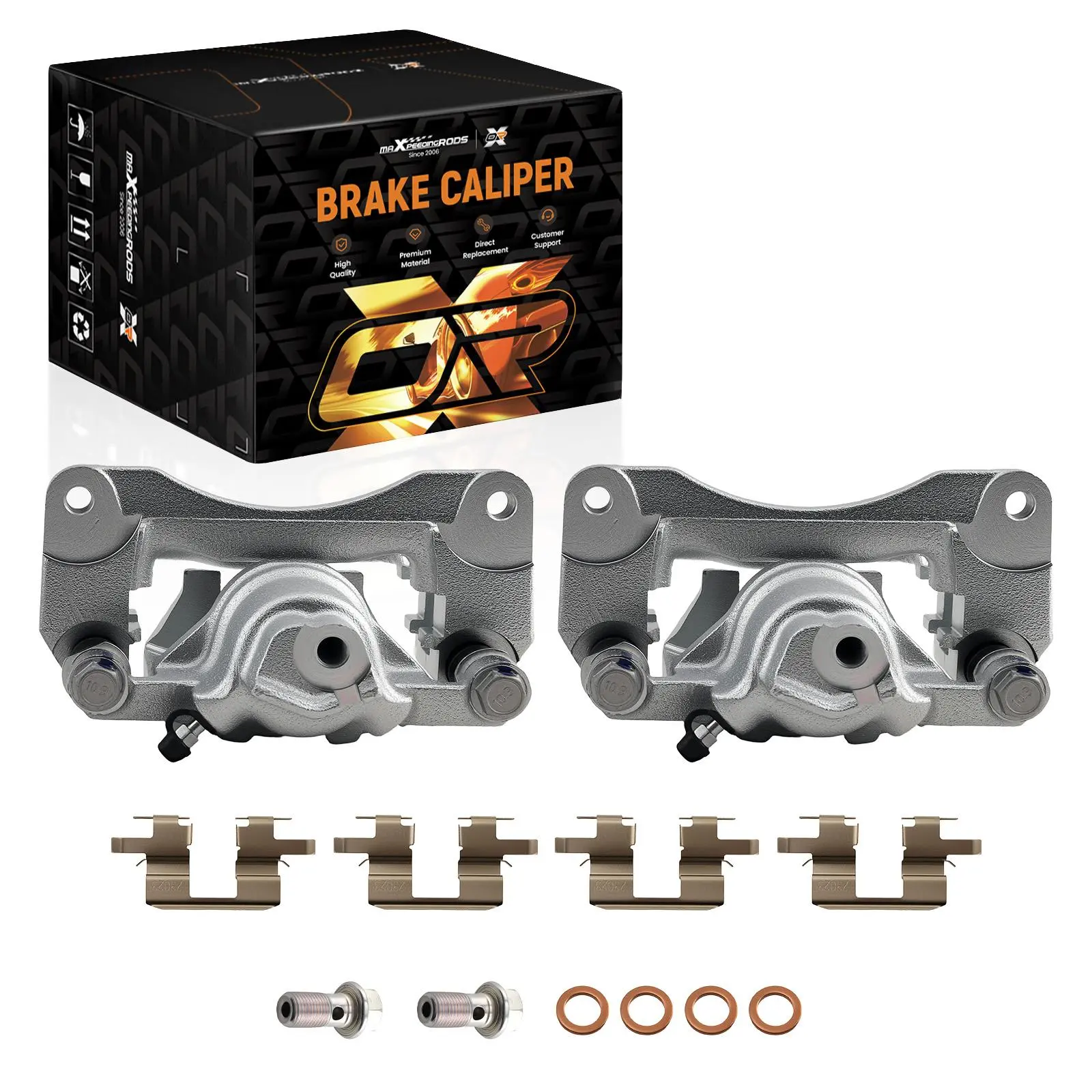 Brake Caliper Assembly Rear Set compatible for Subaru Baja 2003-2006 19-B2583 19-B2582