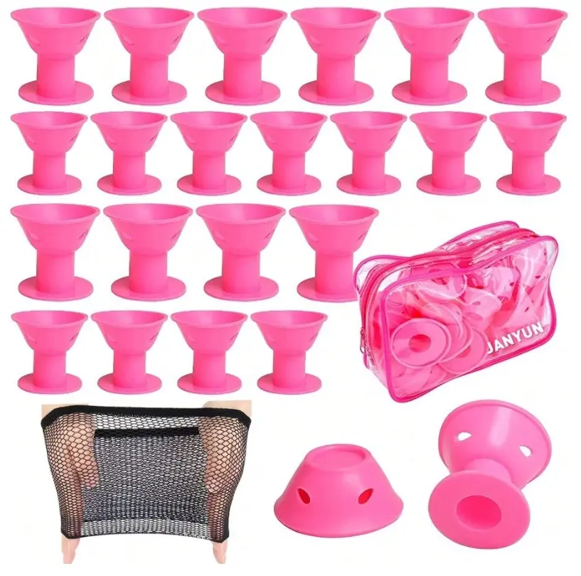 10pcs Pink  Styler & Bell & Mushroom Hair Curler Set  Hair Rollers  Hair Rollers Heatless Curls  Hair Curler Hair Products And Accessories For Barber Salon Beauty  Hair Curlers Rollers  Curly Hair Products Curler  Rollers For Hair Tools Haircare
