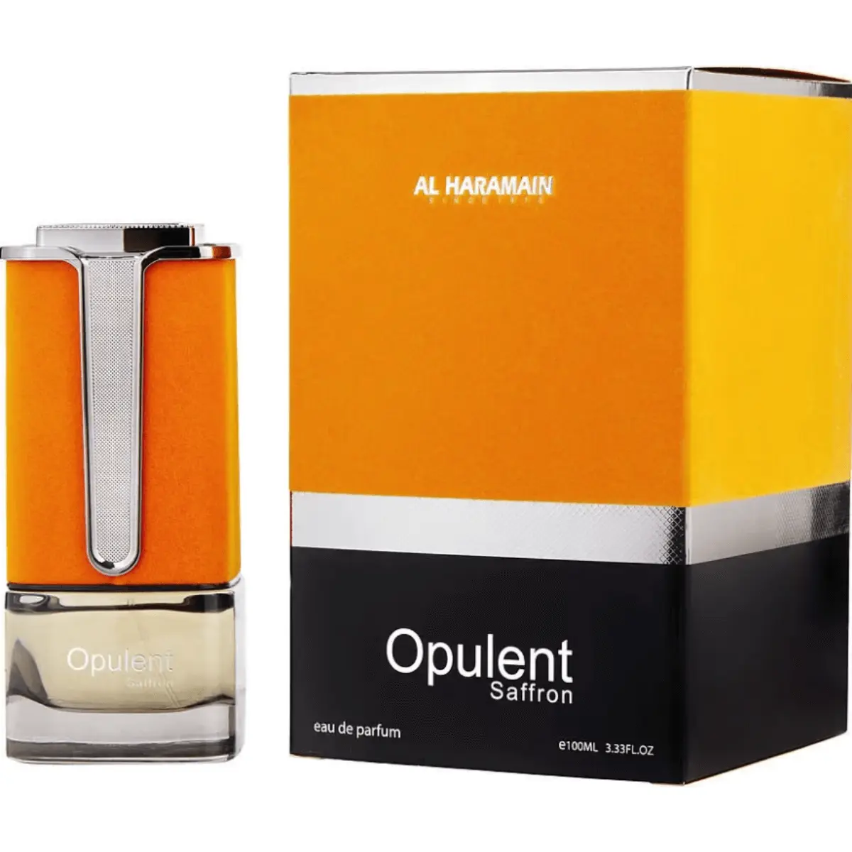 AL HARAMAIN Opulent Saffron Oud Unisex Eau de Parfum (EDP) Spray, 3.3oz/3.4oz, New In Box, Saffron Unisex Fragrance Perfume, Perfumes Edp Spray