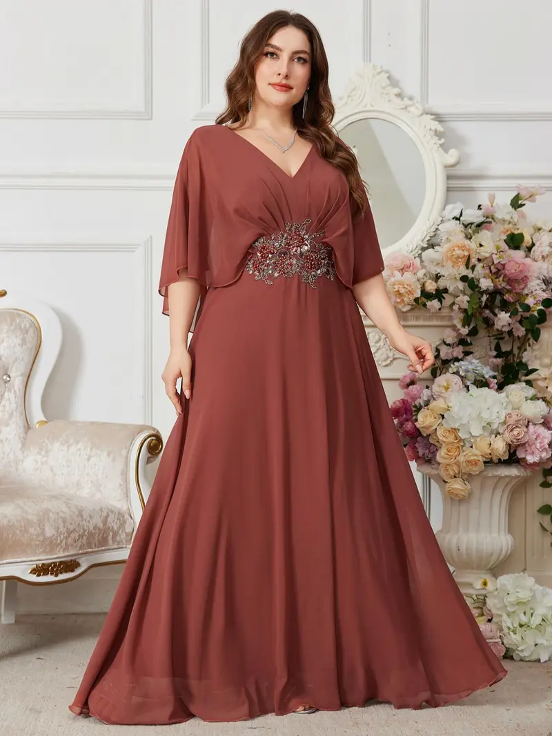 evening dress for chubby ladies Cinderella Divine 7475C Dress Sale main image 1