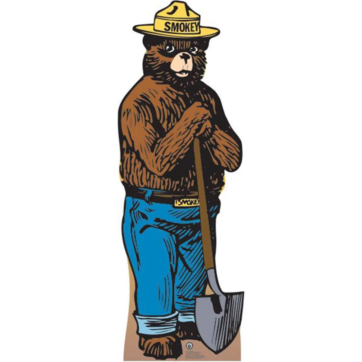 Advanced Graphics 797 Smokey The Bear Life-Size Cardboard Stand-Up, Party, Decor, Decoration, Wall