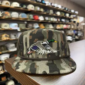 Mallard Rope Hat - Woodland Camo