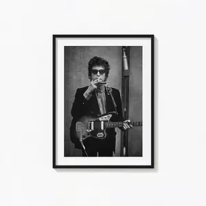 Bo  Black and White Wall Art, Album Cover Poster, Home Decor, Photography Prints, The Band Poster