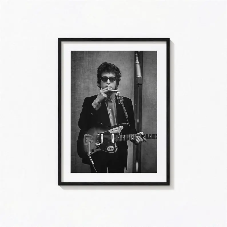 Bo  Black and White Wall Art, Album Cover Poster, Home Decor, Photography Prints, The Band Poster