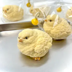 【Buy 3 get 1 free】squishy Little Yellow Chicken Food-Grade Silicone Slow-Rising Rebound Squishy Fidget Toys for Stress Relief - Soft Squeeze Toys with Thick Creamy Slime Texture, Handmade Non-Toxic Sensory Toys