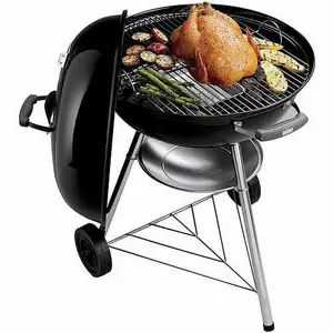 The premium 22" Black Charcoal Grill