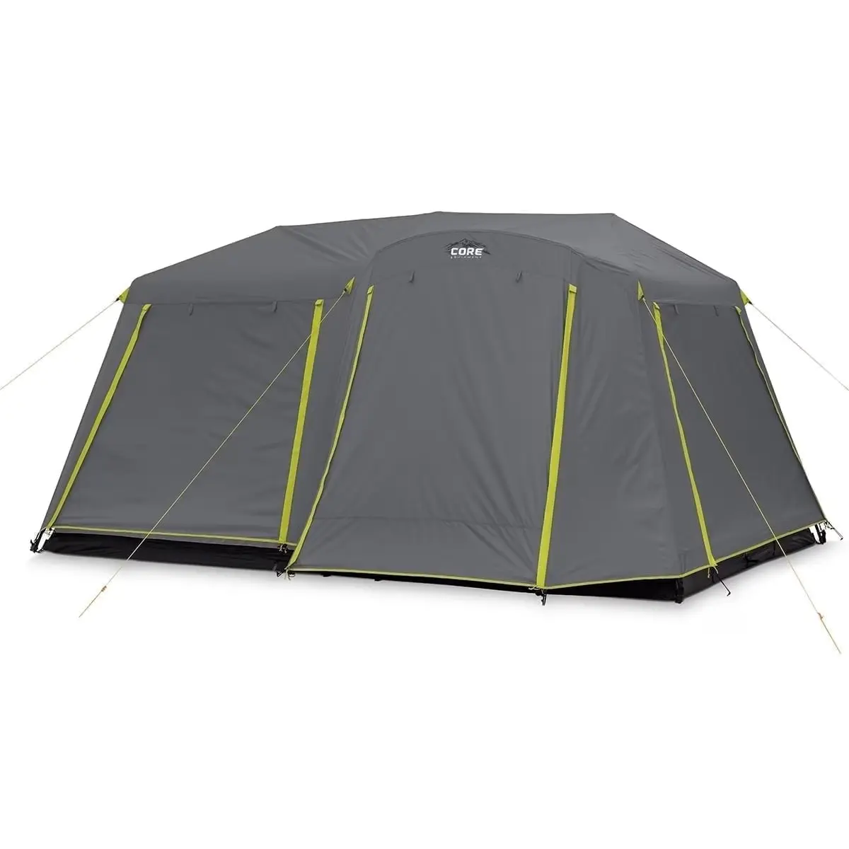 CORE 14' x 9' 9 Person Instant Cabin Camping Tent with Full Rainfly, 40lbs